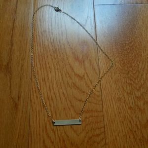 Gold Bar Necklace